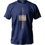 Camiseta 100% Algodão Masculino E Feminino Católica Cruz Frase Virgem Maria