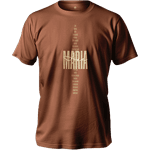 Camiseta 100% Algodão Masculino E Feminino Católica Cruz Frase Virgem Maria