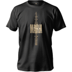 Camiseta 100% Algodão Masculino E Feminino Católica Cruz Frase Virgem Maria