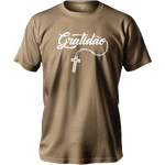 Camiseta 100% Algodão Masculino E Feminino Religiosa Gratidão