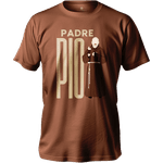 Camiseta 100% Algodão Masculino E Feminino Cristã Católica Frase Padre Pio