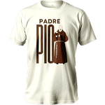 Camiseta 100% Algodão Masculino E Feminino Cristã Católica Frase Padre Pio
