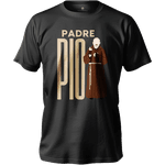 Camiseta 100% Algodão Masculino E Feminino Cristã Católica Frase Padre Pio
