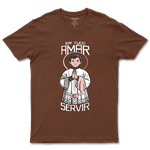 Camiseta De Algodão Masculino E Feminino Católica São Tarcísio Coroinhas