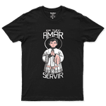 Camiseta De Algodão Masculino E Feminino Católica São Tarcísio Coroinhas