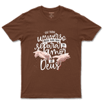 Camiseta De Algodão Masculino E Feminino Cristã Religiosa Amor De Deus