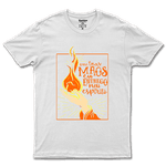 Camiseta De Algodão Masculino E Feminino Cristã Religiosa Em Tuas Mãos Eu Entrego O Meu Expirito