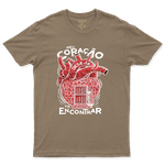 Camiseta De Algodão Masculino E Feminino Cristã Religiosa Meu Coração Quer Te Encontrar