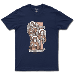 Camiseta De Algodão Masculino E Feminino Católica Arcanjos São Miguel, São Rafael e São Gabriel