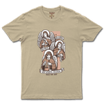 Camiseta De Algodão Masculino E Feminino Católica Arcanjos São Miguel, São Rafael e São Gabriel