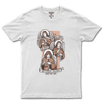 Camiseta De Algodão Masculino E Feminino Católica Arcanjos São Miguel, São Rafael e São Gabriel