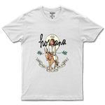 Camiseta De Algodão Masculino E Feminino Religiosa Hosana