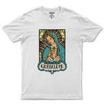 Camiseta De Algodão Masculino E Feminino Católica Nossa Senhora De Guadalupe