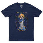 Camiseta De Algodão Masculino E Feminino Católica Mãe Imaculada