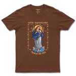 Camiseta De Algodão Masculino E Feminino Católica Mãe Imaculada