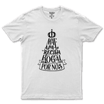 Camiseta De Algodão Masculino E Feminino Católica Mãe Aparecida Rogai Por Nós