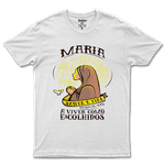 Camiseta De Algodão Masculino E Feminino Católica Maria Santa E Fiel