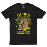 Camiseta De Algodão Masculino E Feminino Católica Maria Santa E Fiel