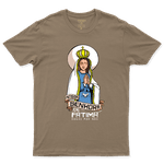 Camiseta De Algodão Masculino E Feminino Católica Nossa Senhora de Fatima