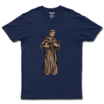 Camiseta De Algodão Masculino E Feminino Católica São Francisco De Assis