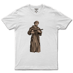 Camiseta De Algodão Masculino E Feminino Católica São Francisco De Assis