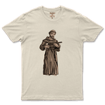Camiseta De Algodão Masculino E Feminino Católica São Francisco De Assis
