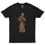 Camiseta De Algodão Masculino E Feminino Católica São Francisco De Assis