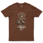 Camiseta De Algodão Masculino E Feminino Católica Frase São Francisco De Assis