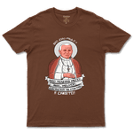 Camiseta De Algodão Masculino E Feminino Católica Frase São João Paulo II 