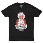 Camiseta De Algodão Masculino E Feminino Católica Frase São João Paulo II 