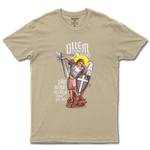 Camiseta De Algodão Masculino E Feminino Católica Arcanjo Miguel