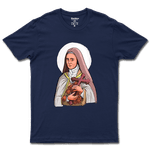 Camiseta De Algodão Masculino E Feminino Católica Santa Teresinha