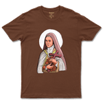 Camiseta De Algodão Masculino E Feminino Católica Santa Teresinha