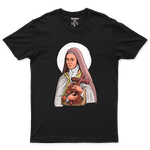 Camiseta De Algodão Masculino E Feminino Católica Santa Teresinha