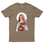 Camiseta De Algodão Masculino E Feminino Católica Santa Teresinha