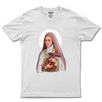 Camiseta De Algodão Masculino E Feminino Católica Santa Teresinha