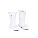 Bota Cano Longo Antiderrapante BB87 Branco Soft Works