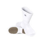 Bota Cano Longo Com Biqueira BB86 Branco Soft Works