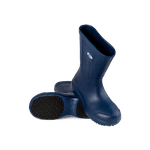 Bota Cano Longo Com Biqueira BB86 Azul Marinho Soft Works