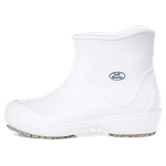 Bota Cano Curto Antiderrapante BB85 Branco Soft Works
