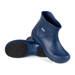 Bota Cano Curto Antiderrapante BB85 Azul Marinho Soft Works 