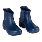 Bota Cano Curto Antiderrapante BB85 Azul Marinho Soft Works 