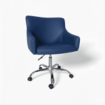 Poltrona Esmeralda Giratória Corino Sintético