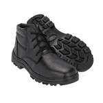 Bota De Couro Masculina Preta Bico Reforçado
