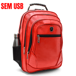 MOCHILA SEM USB COURO SINTÉTICO