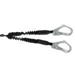 Talabarte Duplo em Y Fita Tubular com Absorvedor de Energia e Gancho 55mm MULT 1892 - MG CINTO 