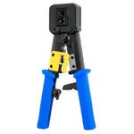 Alicate Crimpador RJ45/RJ11/RJ12 - Alças com catraca - KAPBOM