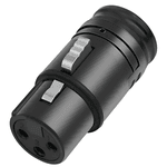 Plug Xlr Fêmea Rotativo Low Profile Rack