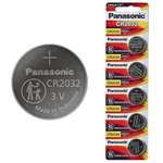 Bateria CR2032 3V Panasonic - Cartela com 5un.