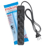 Filtro de Linha 5 Tomadas 1M Preto